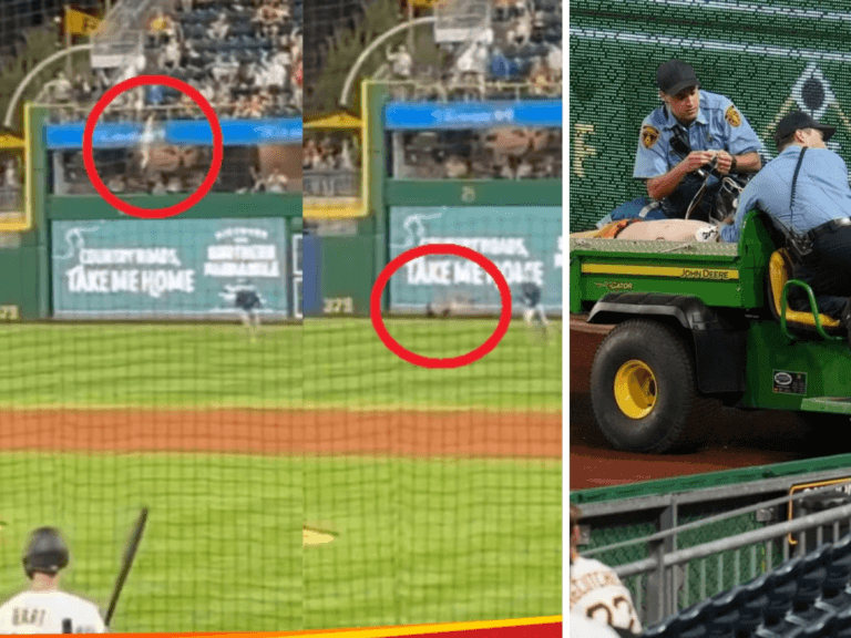 Fan falls from 21 feet high stand, now fighting for death; Video Viral Pittsburgh Pirates game | मैदानावर घडला दुर्दैवी अपघात! 21 फूट उंच स्टँडवरून पडला चाहता, आता देतोय मृत्यूशी झुंज; Video Viral