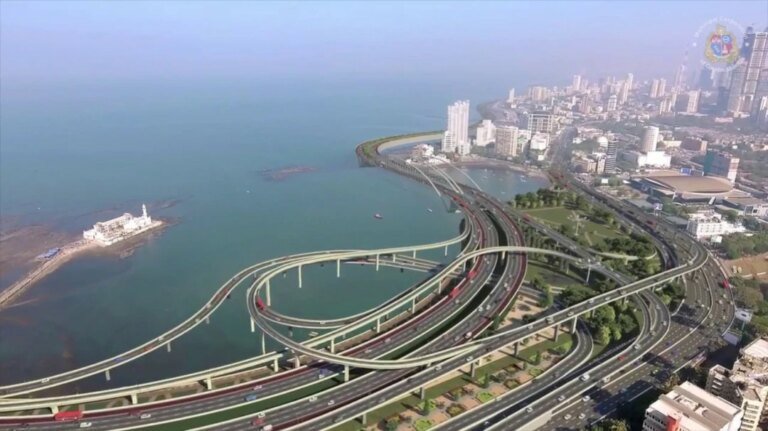 A 325-meter-long pedestrian walkway will connect the coastal road
