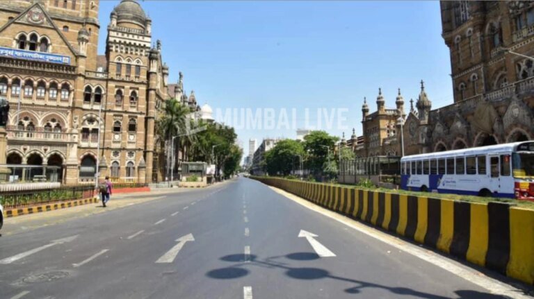 मुंबईच्या रस्त्यांवरील खुणांसाठी थर्माप्लास्टीक कलरचा वापर