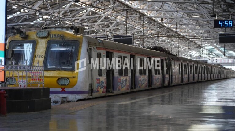 For rail travel between mumbai and thane