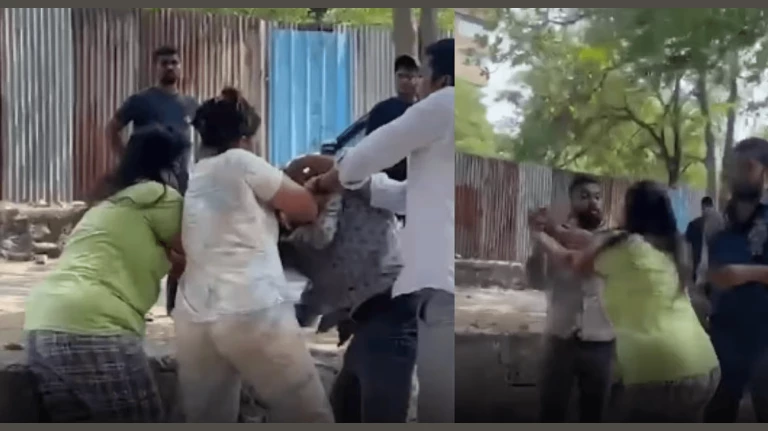 Shiv sena ubt leader mahesh kotiyal attacked by two women.1578947368421&height=1026&w=768&width=1898